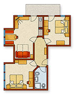 Appartamento 3 - planimetria