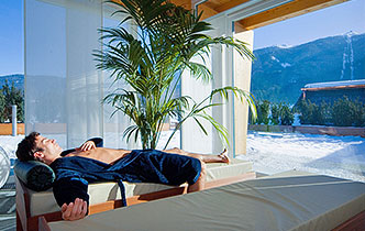 sauna area at CRON4 adventure pool