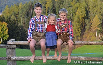 The children Lukas, Felix and Lena