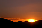 Il tramonto davanti al nostro agriturismo in Val Pusteria