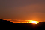 Sonnenuntergang vor unserem Bauernhof im Pustertal