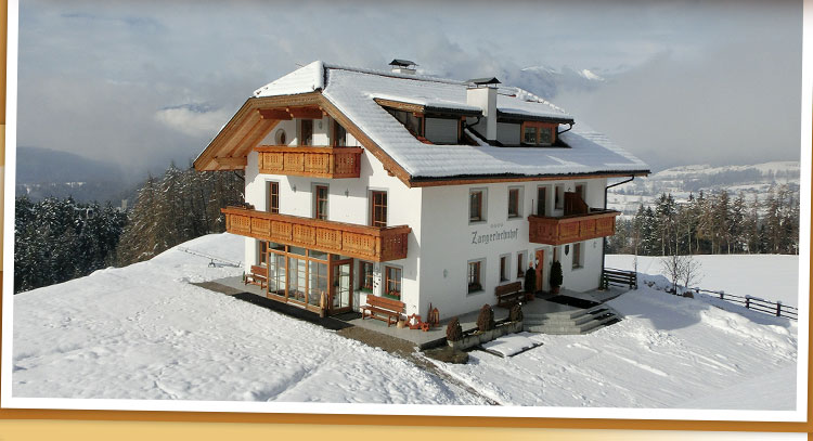 Winter - Urlaub auf dem Zangerlechnhof ein Bauernhof in Reischach in der Ferienregion Kronplatz - Südtirol