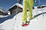 Snowshoe hiking in the Kronplatz holiday region